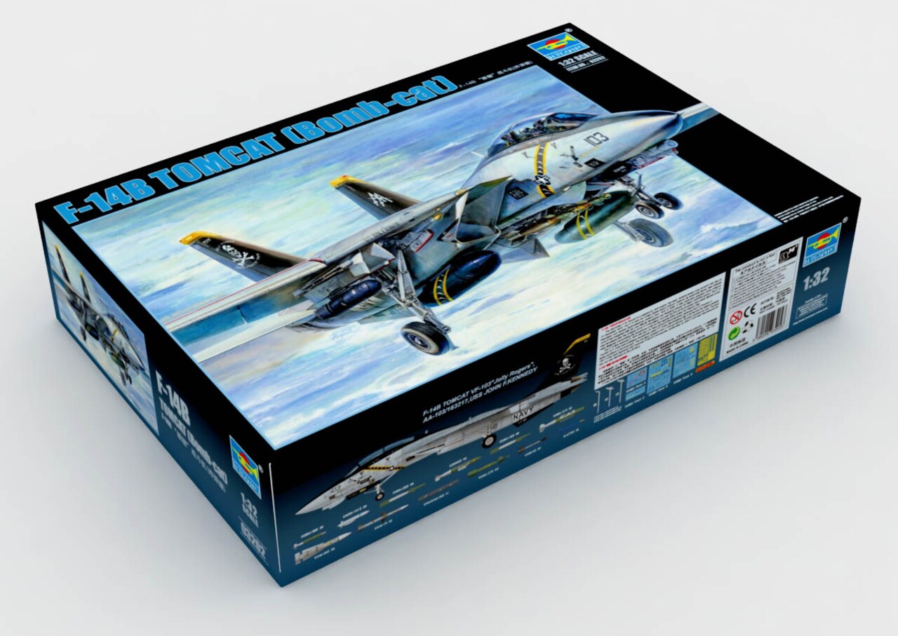 Trumpeter 1/32 Trumpeter 1/32 03202 F-14B Tomcat Plastic Model